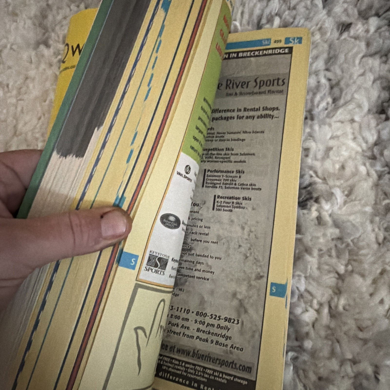 2004 QwestDex VAIL SUMMIT COUNTY/Leadville 719 970 Yellow/White Pages Phone Book