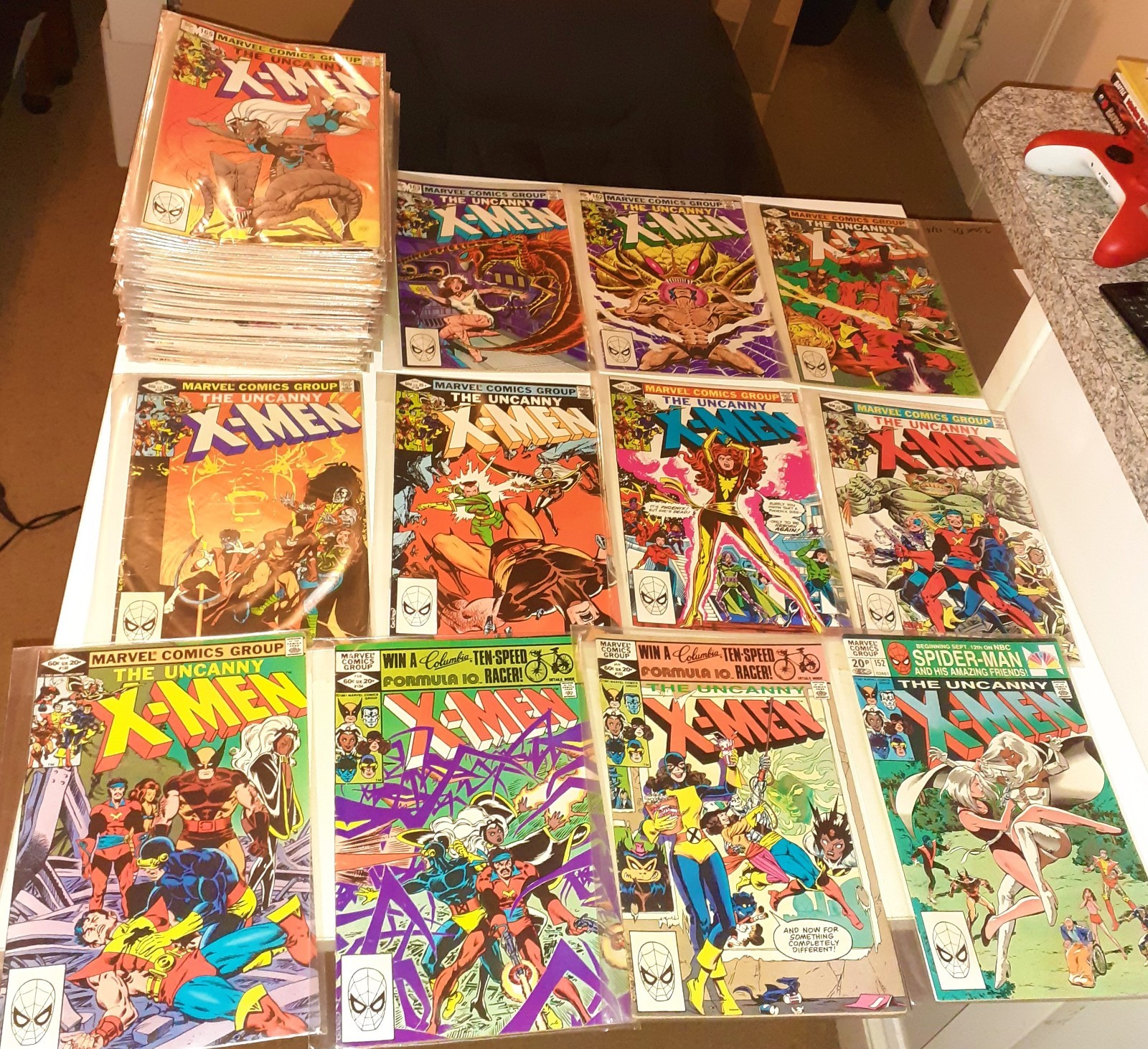 88x Huge UNCANNY X-MEN lot Marvel Comics 1980-1991 Wolverine Doctor Doom Rogue