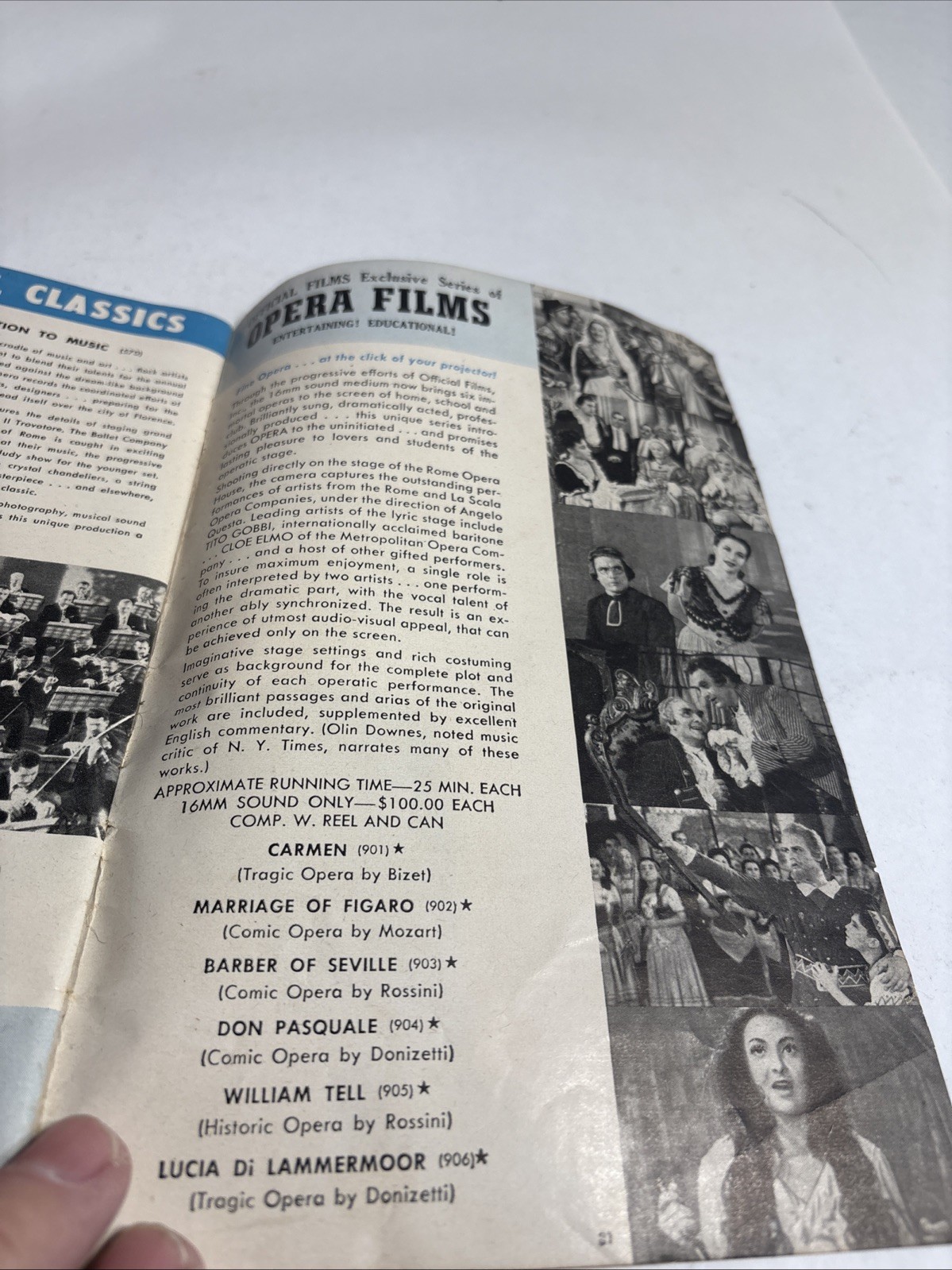 Vtg Price guide for 8-16mm reel-to-reel movies, Shows, Sports and cartoons 1950