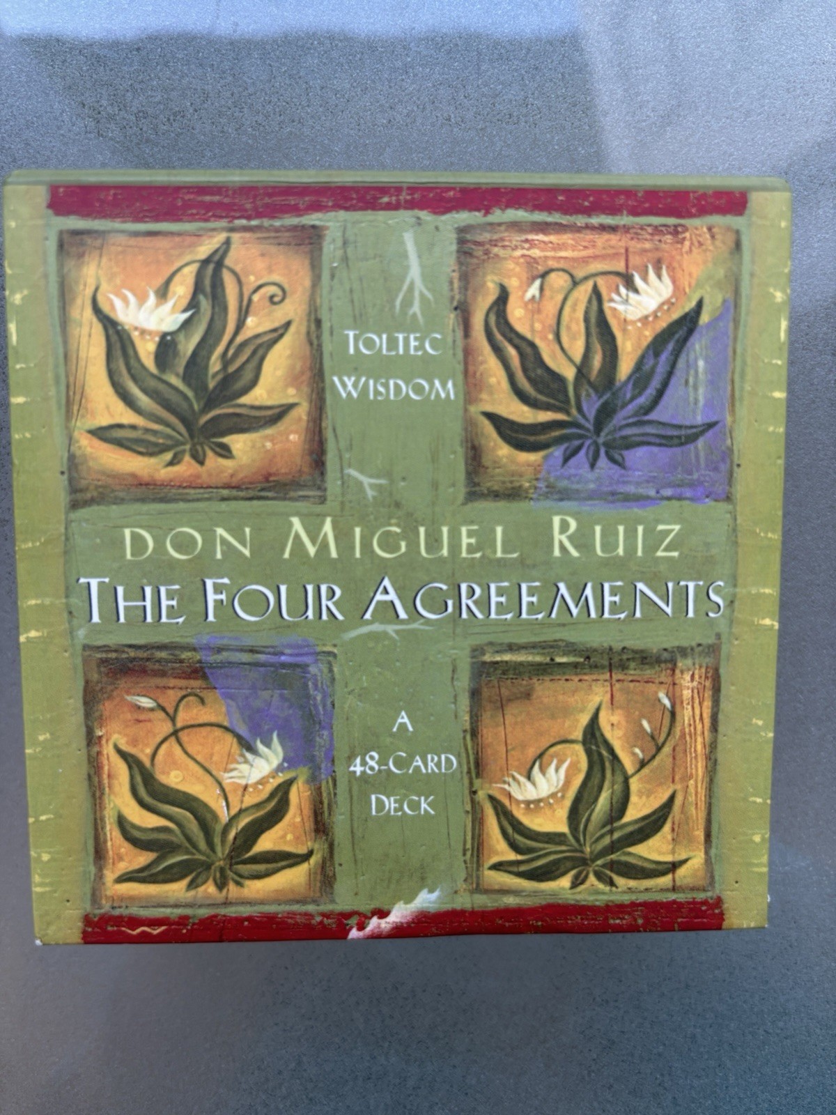 Four Agreements Cards by Miguel Don Ruiz (2001, Cards,Flash Cards)