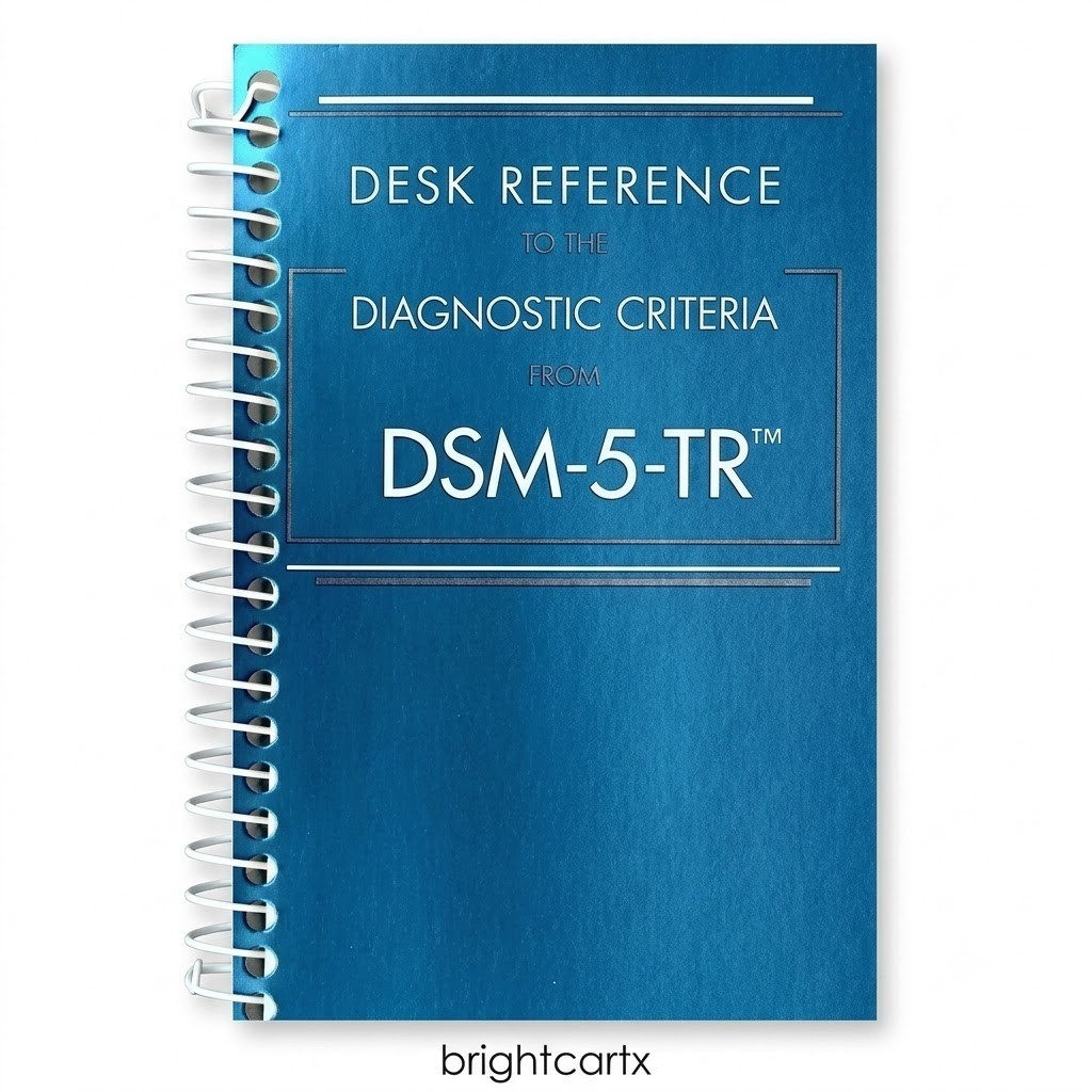 DSM-5-TR Desk Reference Diagnostic Criteria Spiral Bound USA Free Ship Book