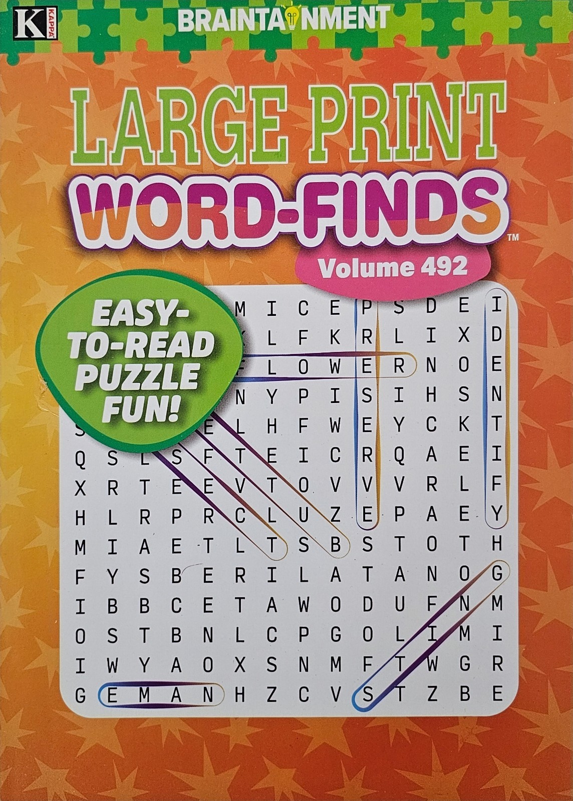 20 Large Print Word-Finds Puzzle Books Kappa Games Vol #491-516 ~ Search,Hunt