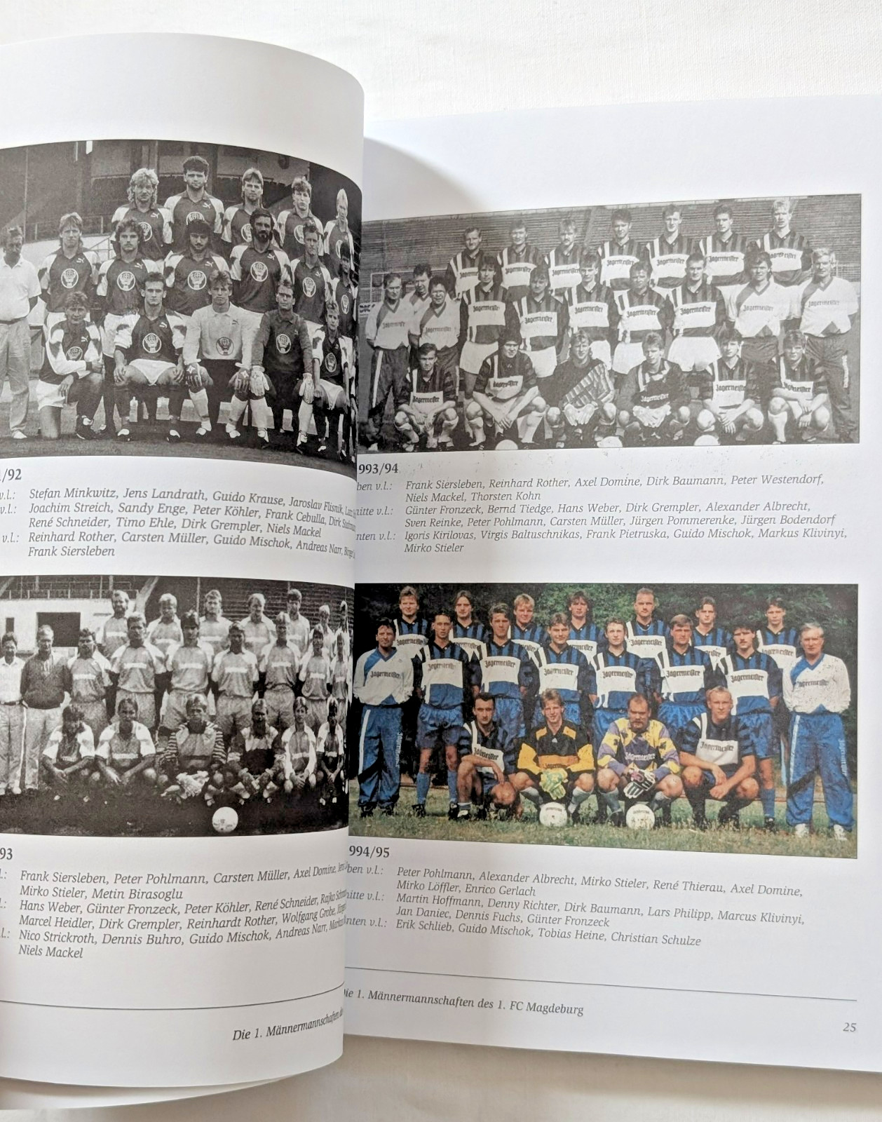 RAR Buch 1.FC Magdeburg Blau-Weißes Lexikon 2005 40 Jahre FCM DDR Fußball EC 74