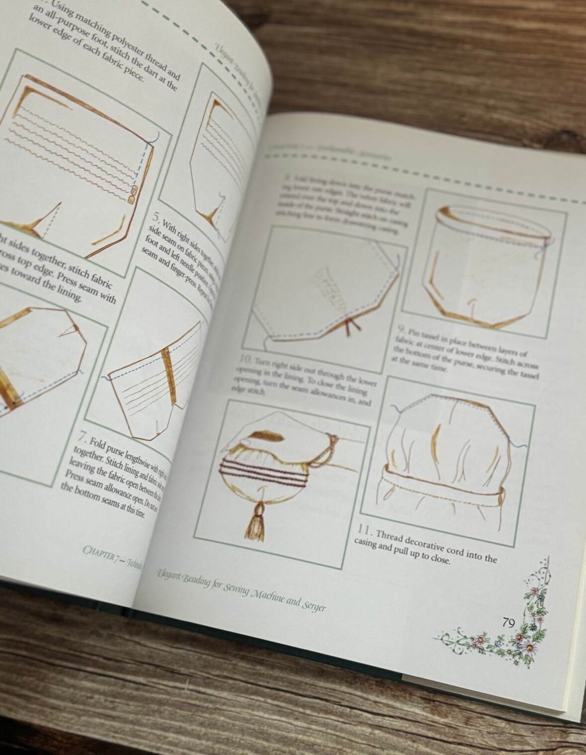 ELEGANT BEADING FOR SEWING MACHINE AND SERGER (SEWING By Susan P. Beck