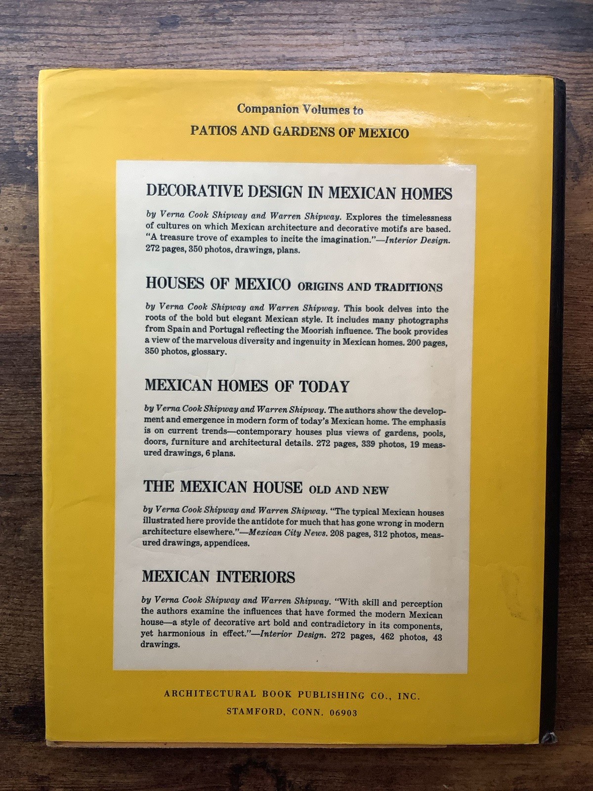 Patios and Gardens of Mexico, 1988, O’Gorman, 9 X 11 Inches