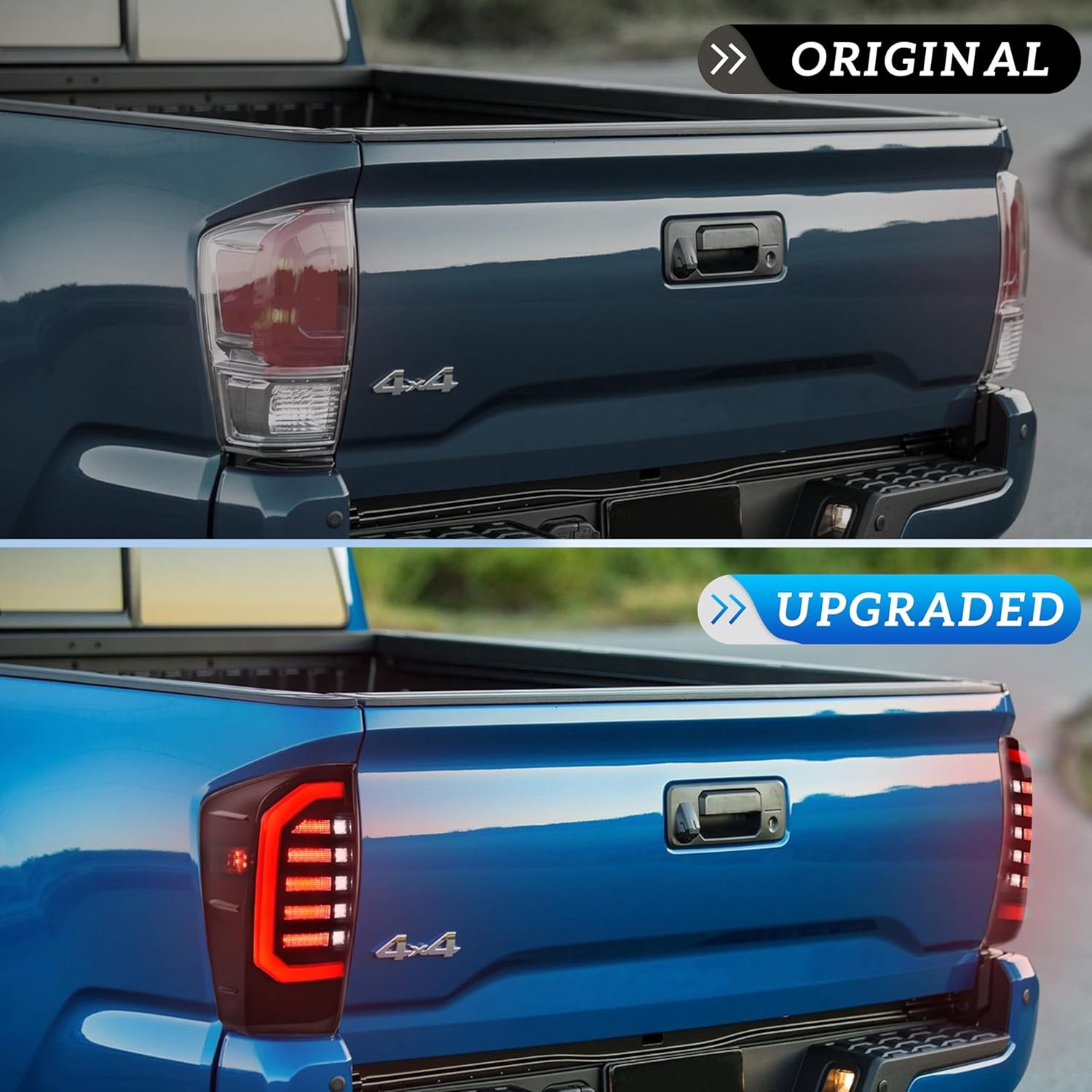 LED Taillights for 2016-2023 Toyota Tacoma Rear Tail Lights Assembly for [2016 2