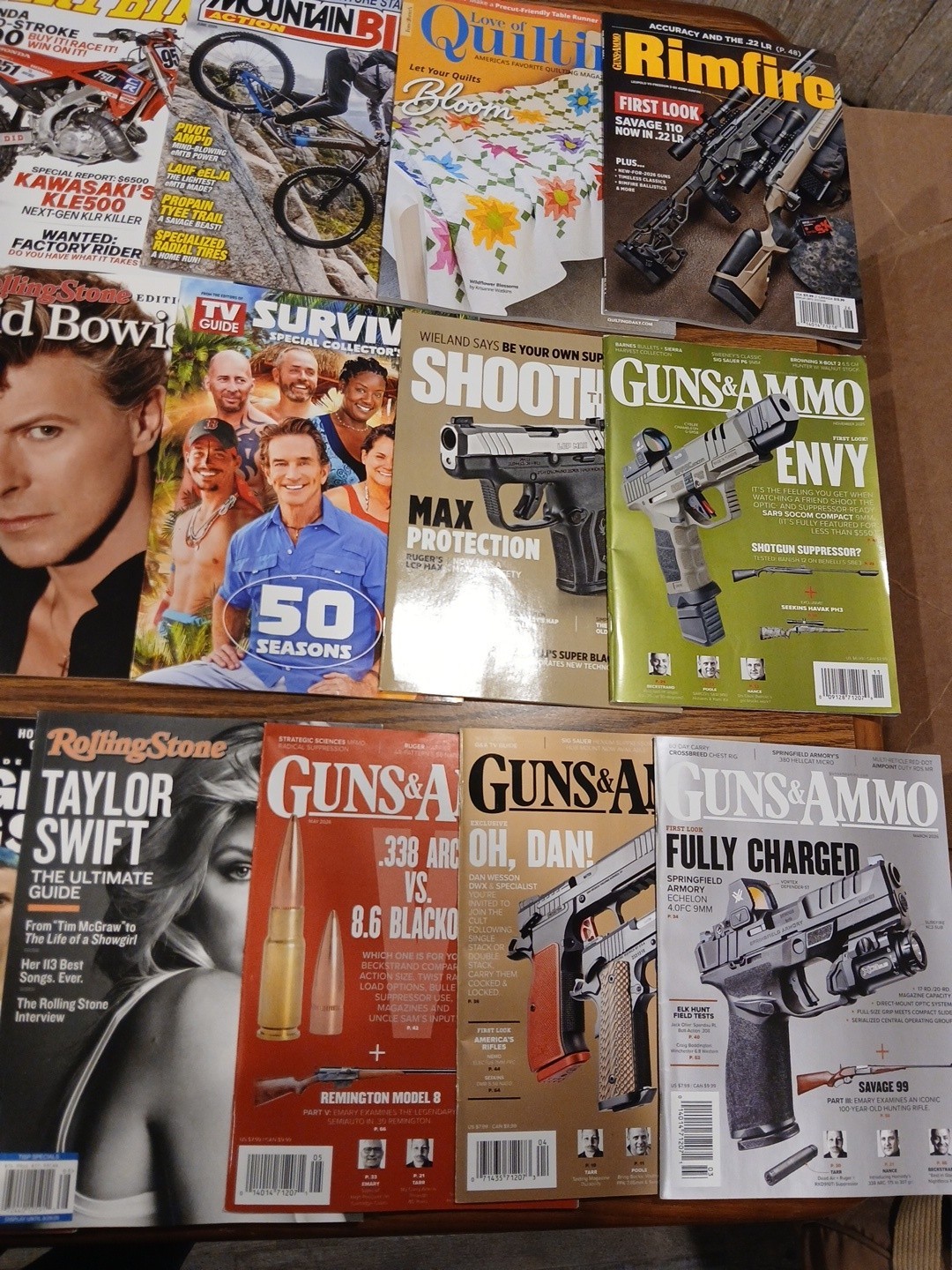 ASSORTED MAGAZINE LOT OF 25 2026
