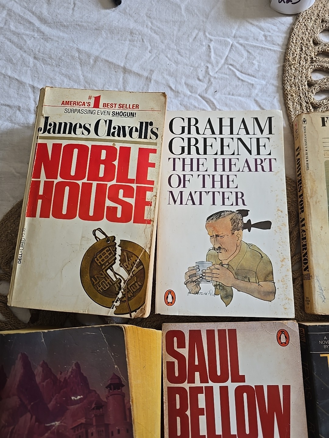 Lot of 6 Mixed Authors Literary Fiction Science Fiction Paperback Novel Books