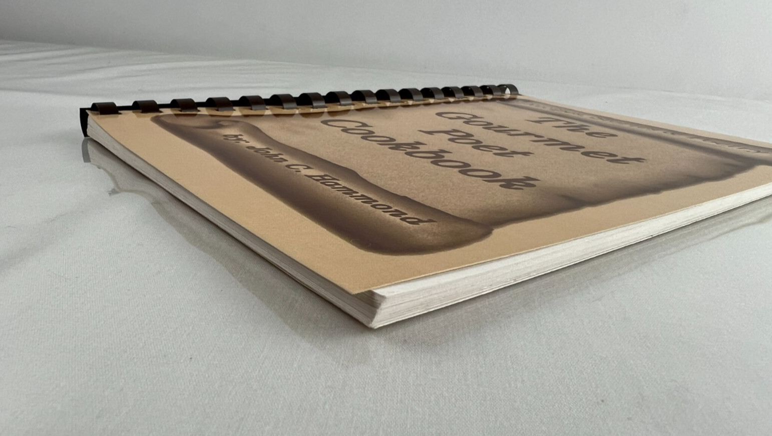 The Gourmet Poet Cookbook by John C. Hammond, Recipes, Stories, Poetry – Signed