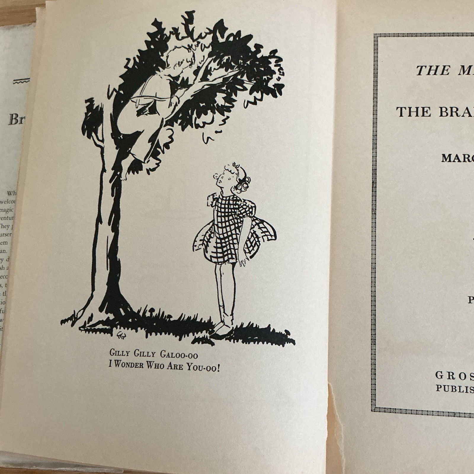 Rare 1936 Book Magic Makers The Bramble Bush Man by Margaret Sutton First 1st Ed