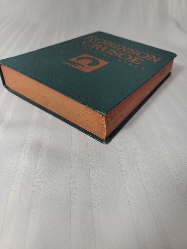 ⚜️Robinson Crusoe By Daniel Defoe Whitman Hardback PRODUCTION ERROR~ SEE PHOTOS
