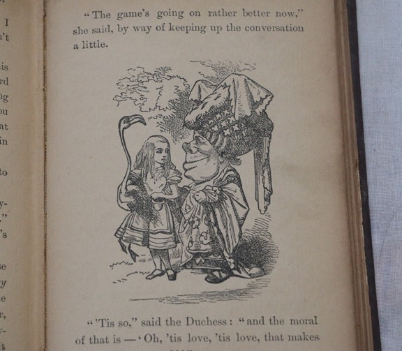 Scarce Antique Alice’s Adventures in Wonderland, Illust John Tenniel, c 1890
