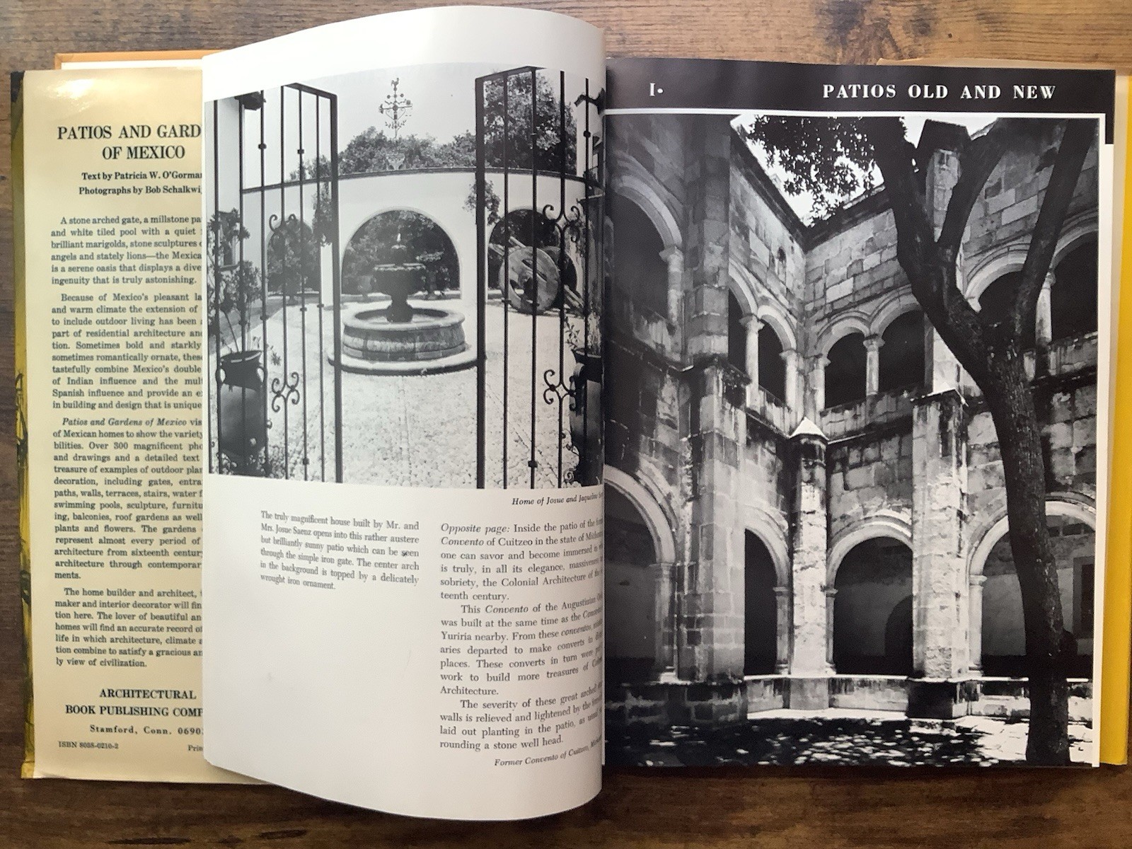 Patios and Gardens of Mexico, 1988, O’Gorman, 9 X 11 Inches