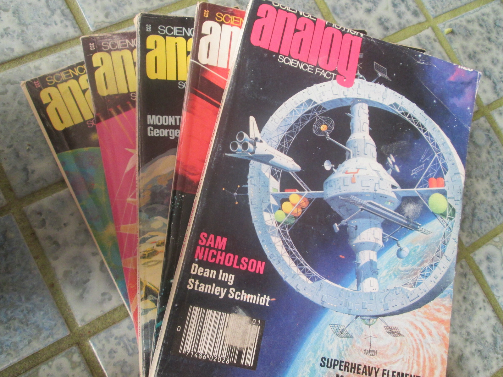Analog Science Fiction – Science Fact – Multiple Titles to Choose From 1975-1989