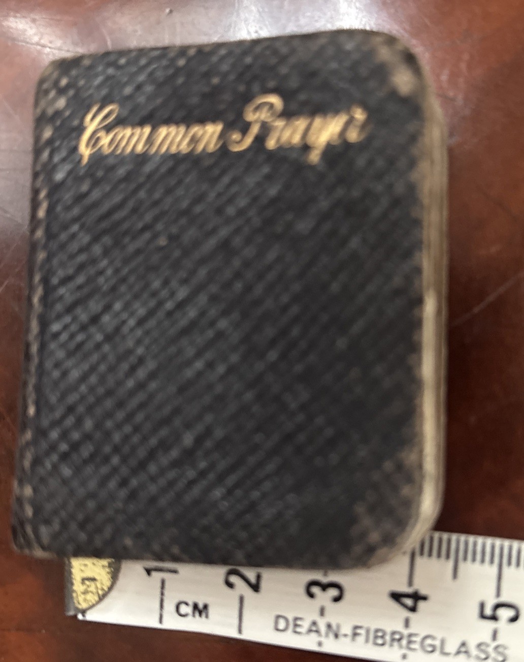c1900 Miniature Book Common Prayer & Psalms 5cm x 4cm