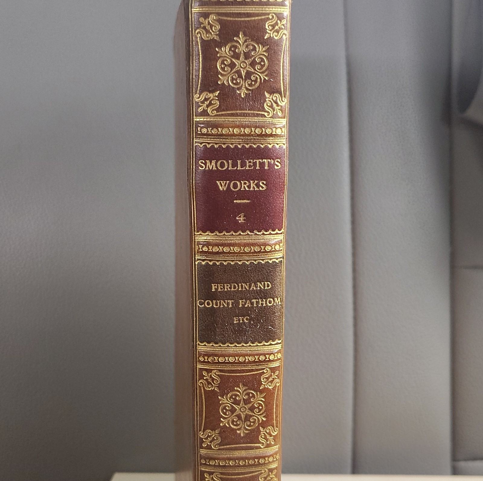 Tobias Smollett 4th Edition Fine Binding Miscellaneous Works Vol IV