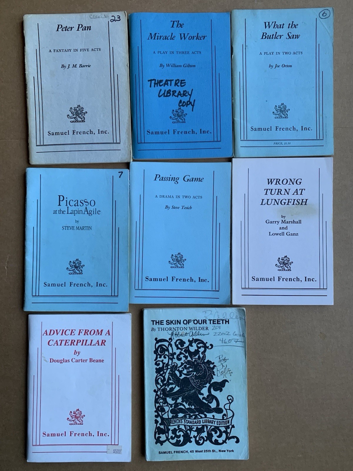 Lot of 13 Samuel French Dramatists Play Script Books Acting Theater Paperback