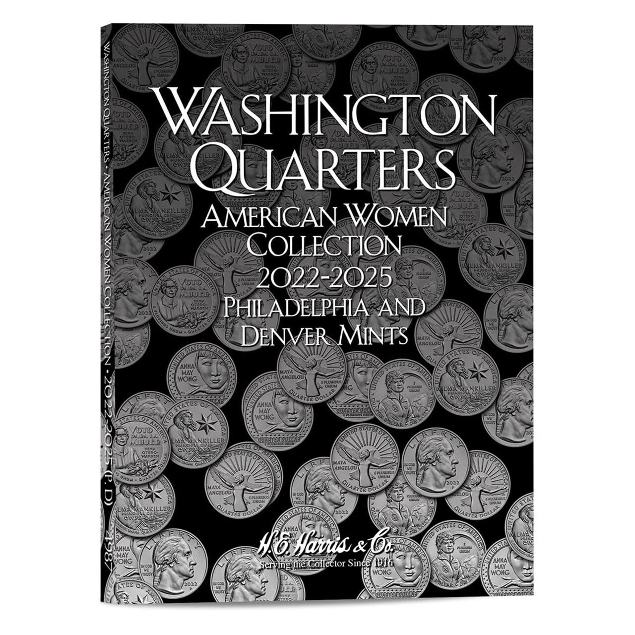 New Harris Folder For American Women Quarter Coin 2022-2025 P&D Mini Album