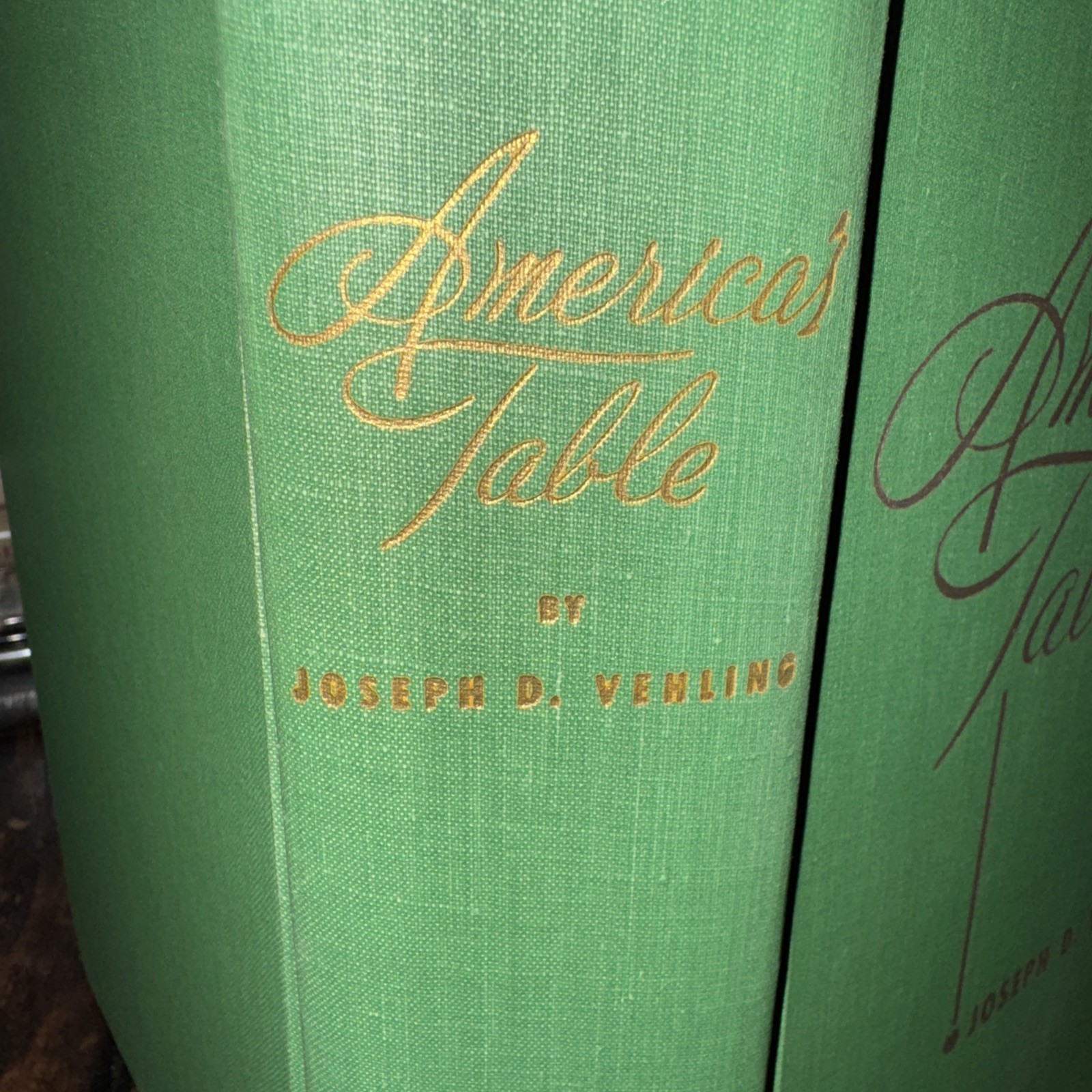Vintage 1950 Americas Table By Joseph D Vehling 1. Edition