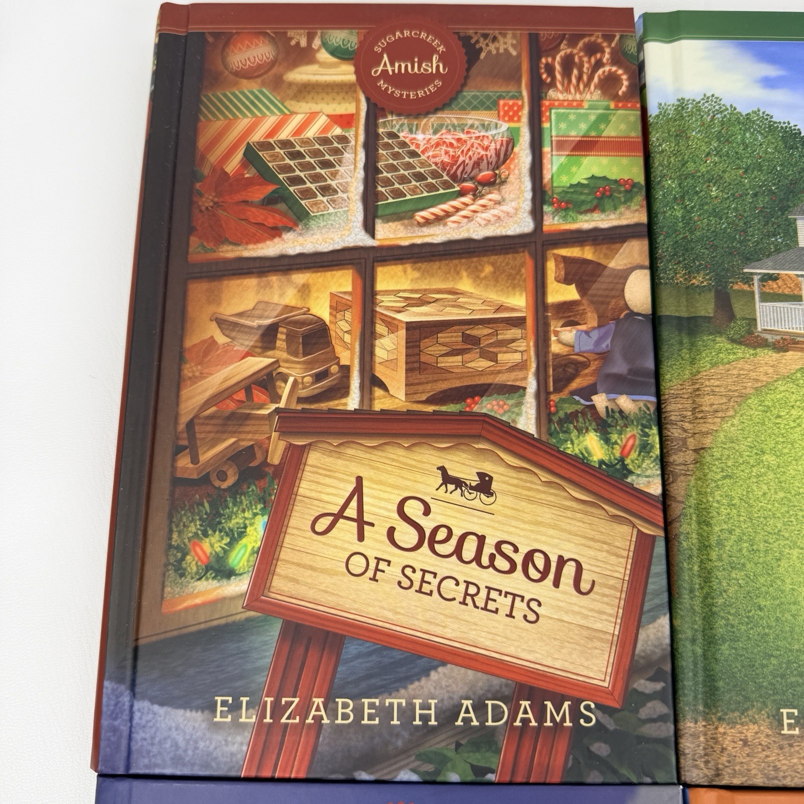 Lot of 4 Sugarcreek Amish Mysteries Hardcover Books Guideposts Season of Secrets
