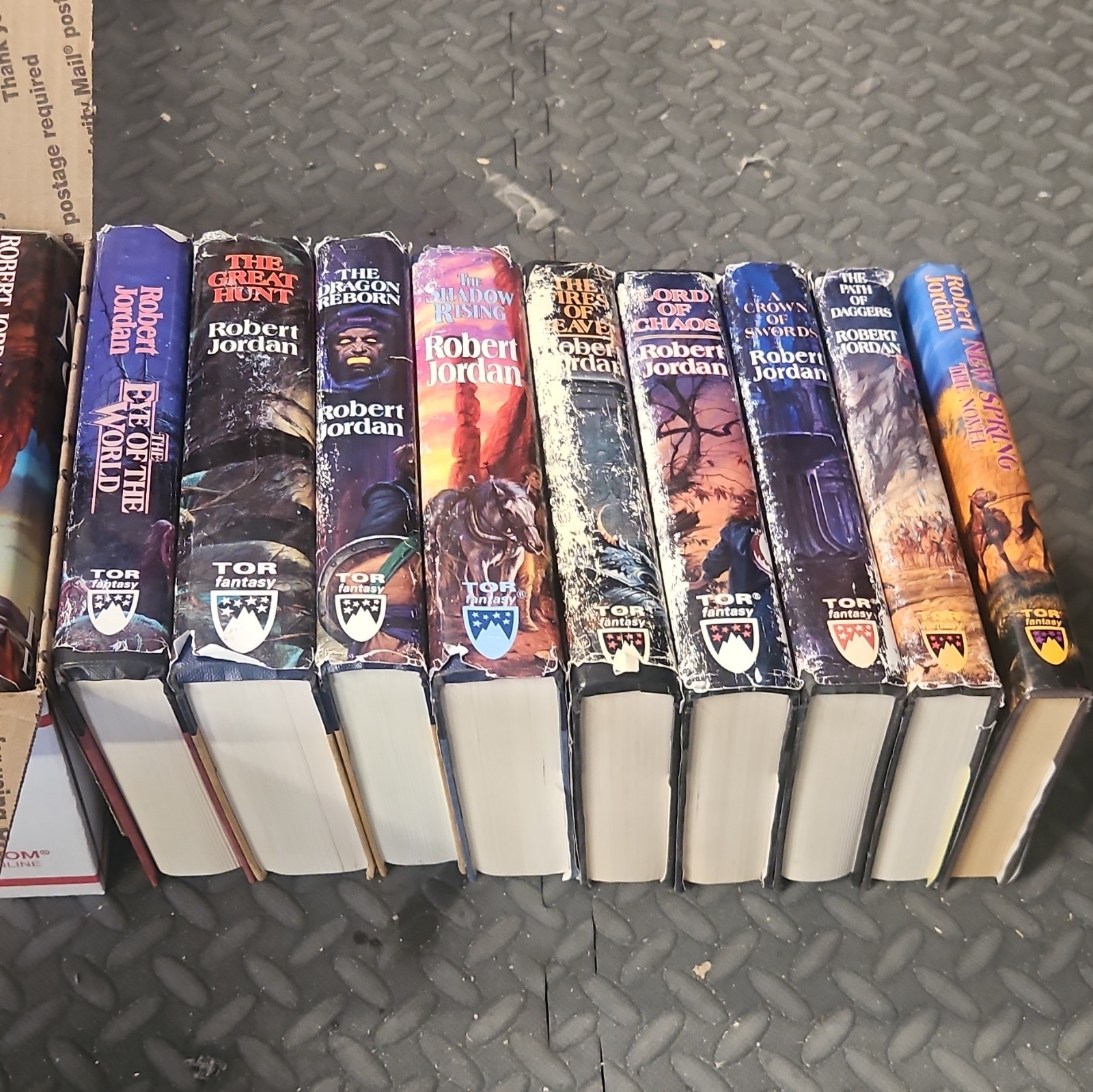 Robert Jordan/Brandon Sanderson Wheel of Time Hardcover Lot Tor DJ