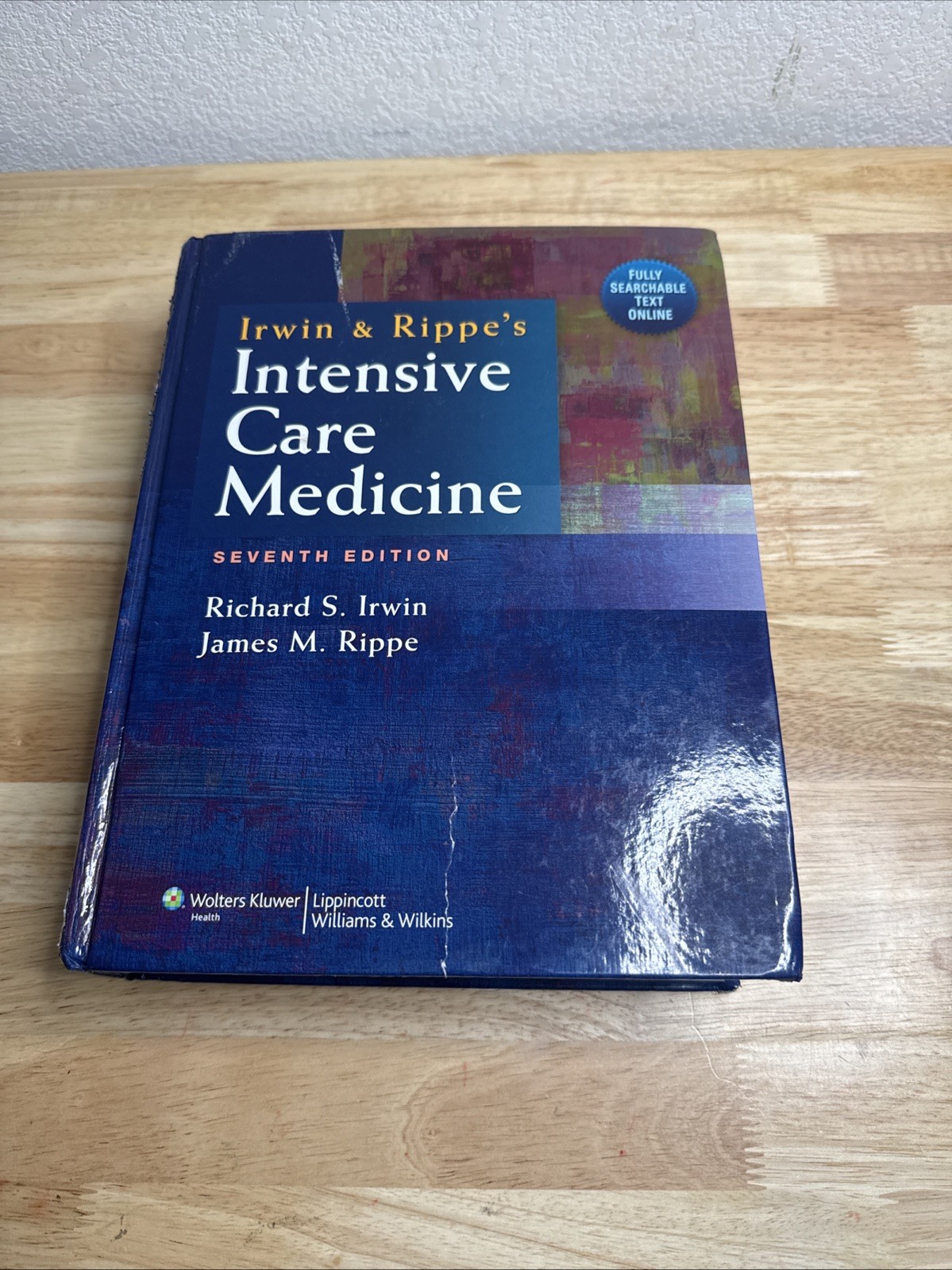 Irwin and Rippe’s Intensive Care Medicine – Hardcover, by Irwin MD Fccp – Good c