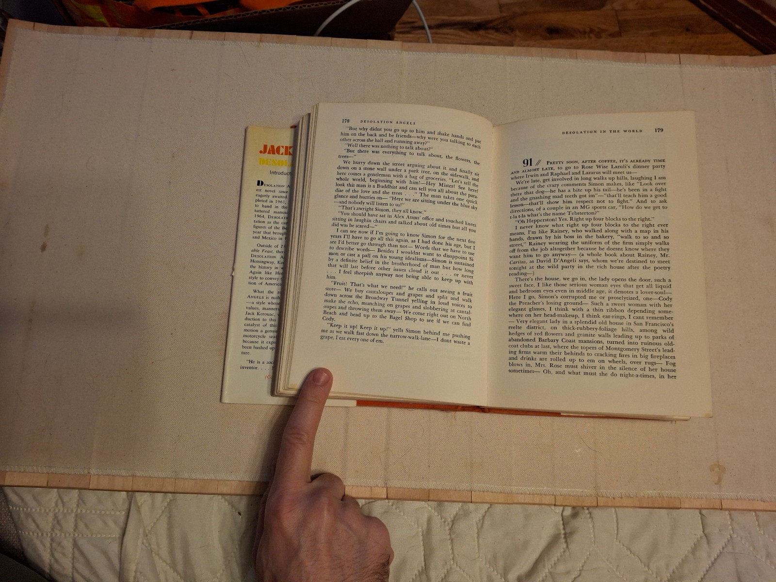Jack Kerouac DESOLATION ANGELS Ex-Library 1965 HC DJ 1st Edition Beatnik