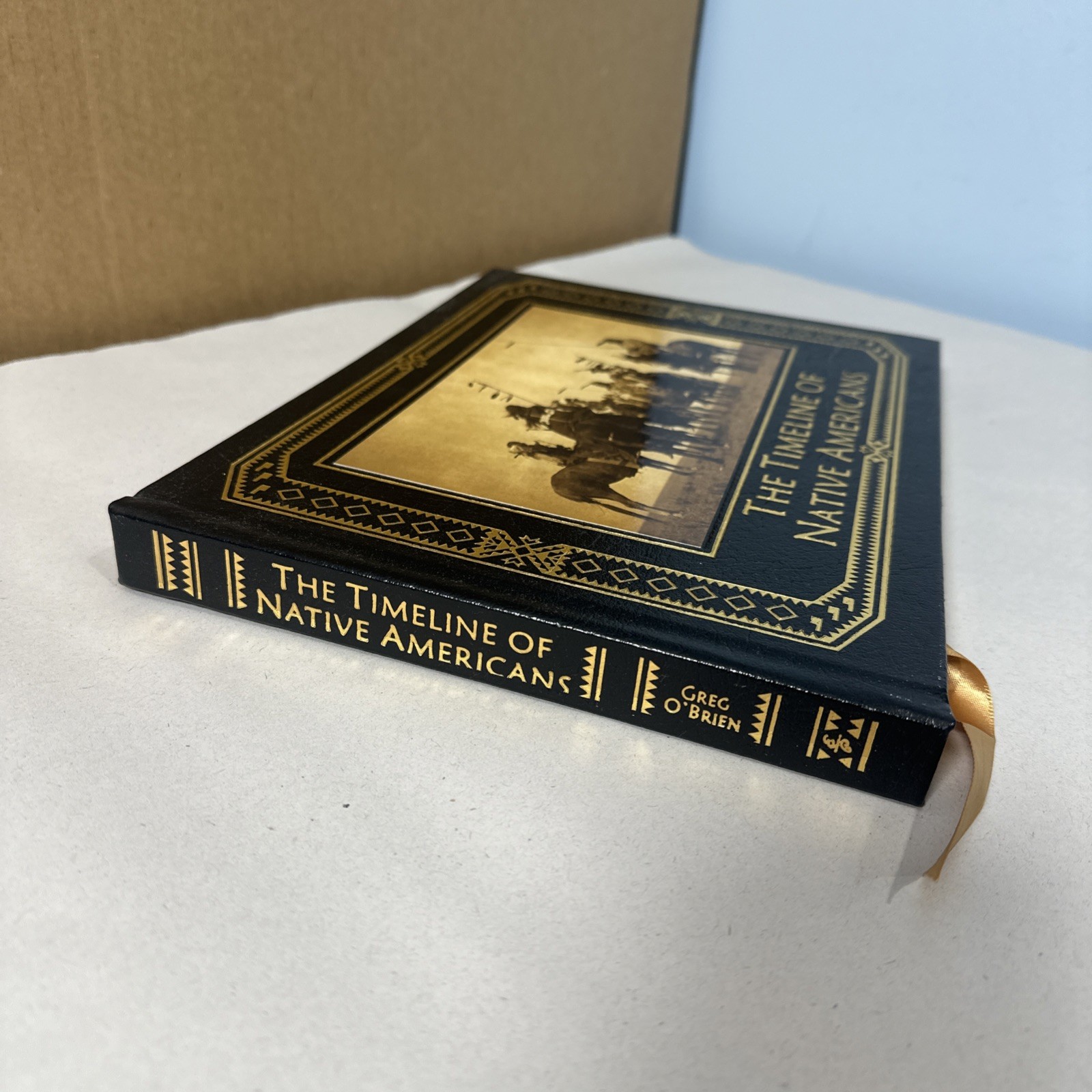 Greg O’Brien TIMELINE OF NATIVE AMERICANS Easton Press Leather 2008