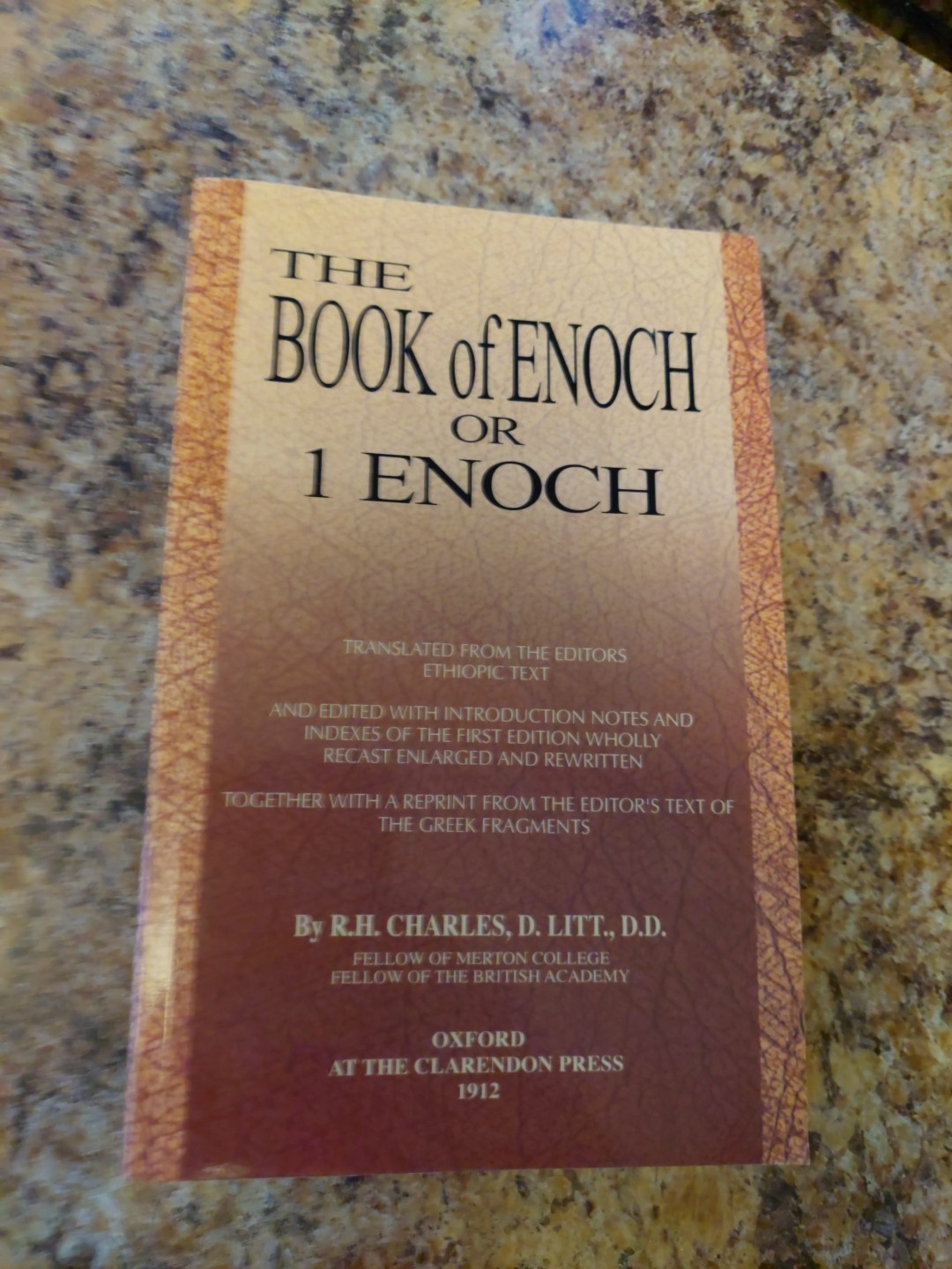 Book of Enoch by R. H. Charles Oxford Clarendon Press Trade Paperback