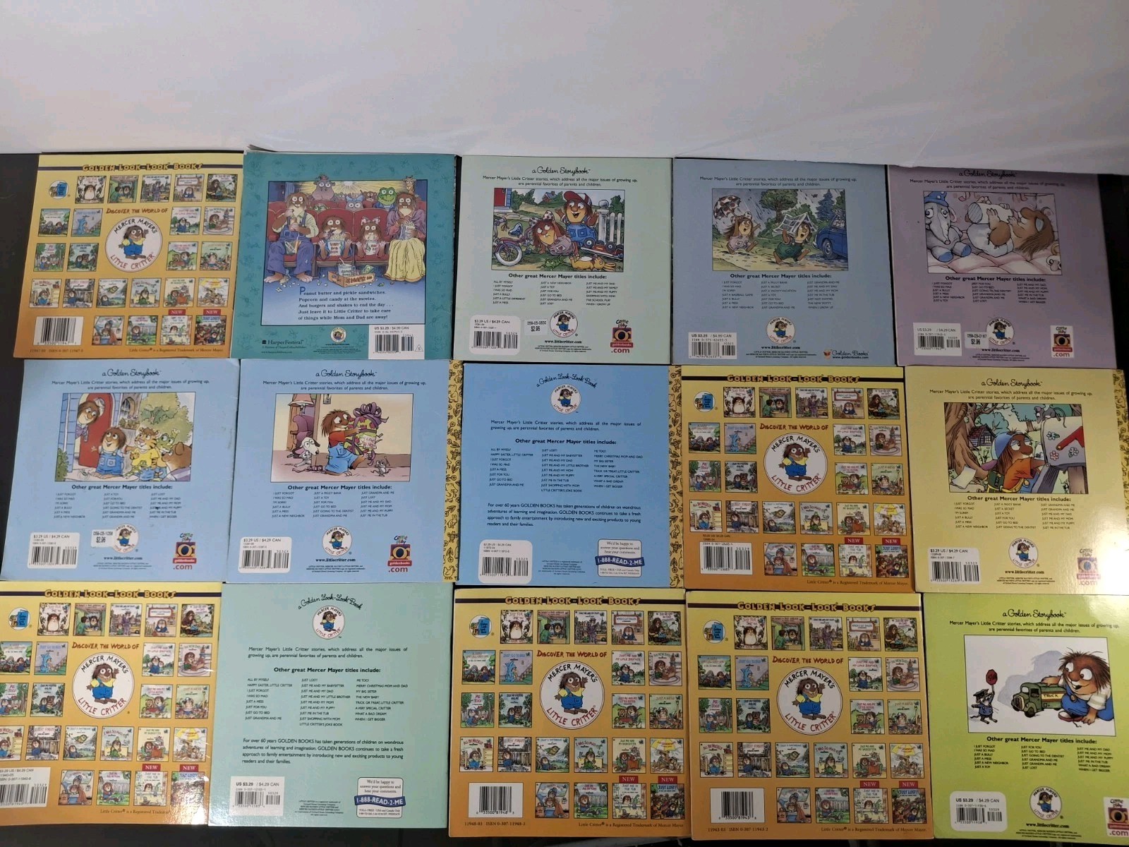 Little Critter Book Lot 15 Mercer Mayer Golden Look-Look Children’s Storybooks