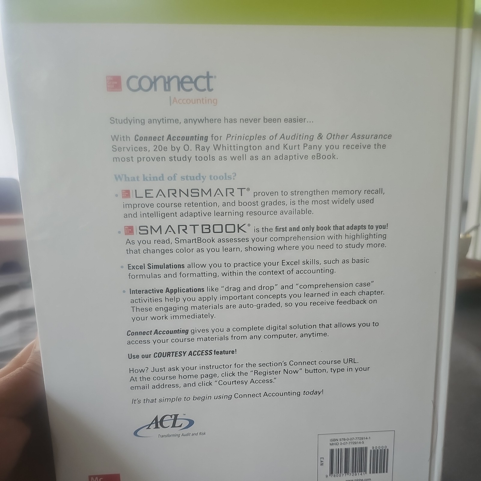 Principles of Auditing & Other Assurance Services by Kurt Pany and Ray…