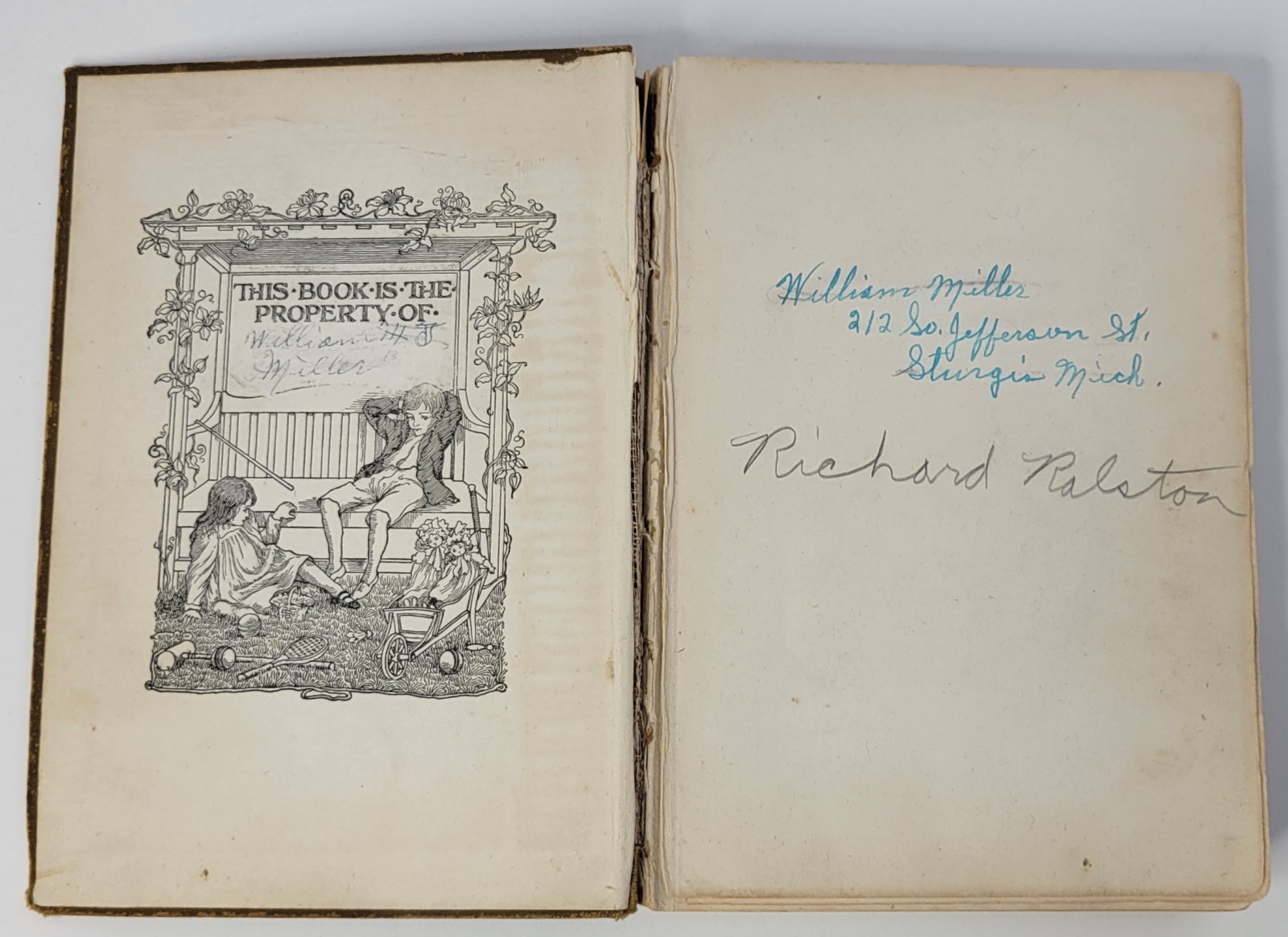 1890’s ROBINSON CRUSOE by Daniel Defoe, B&W Illustrations HC