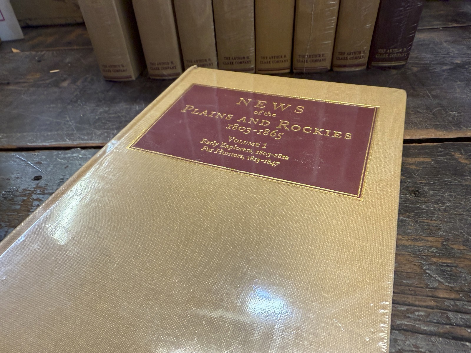 A.H. Clark – News of the Plains and Rockies 1803-1865 – 9 volume complete NEW!!!