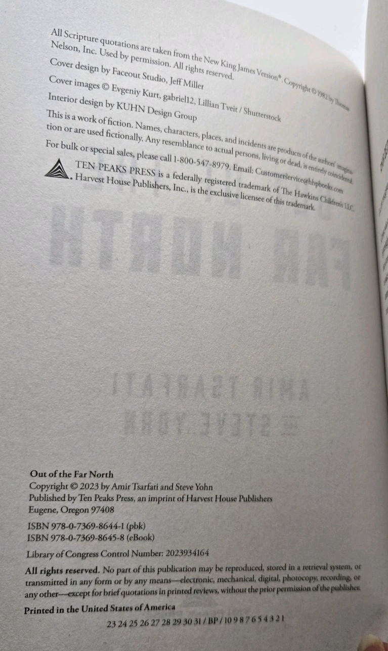 A Nir Tavor Mossad Thriller Amir Tsarfati By Way Of Deception Out Of Far North