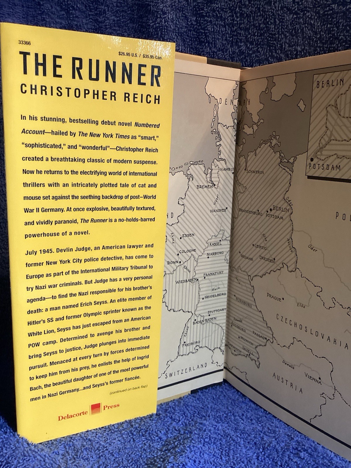 The Runner Christopher Reich Published By DeLacorte Press 2000. 440 Pages.