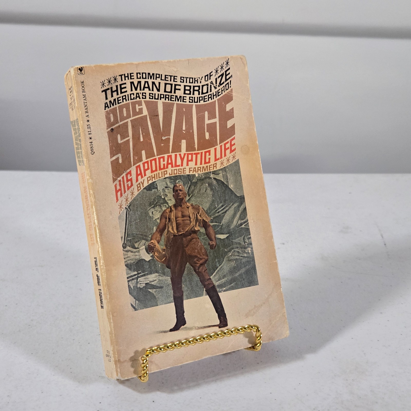 Doc Savage His Apocalyptic Life Philip Jose Farmer 1975 1st Bantam PB C1