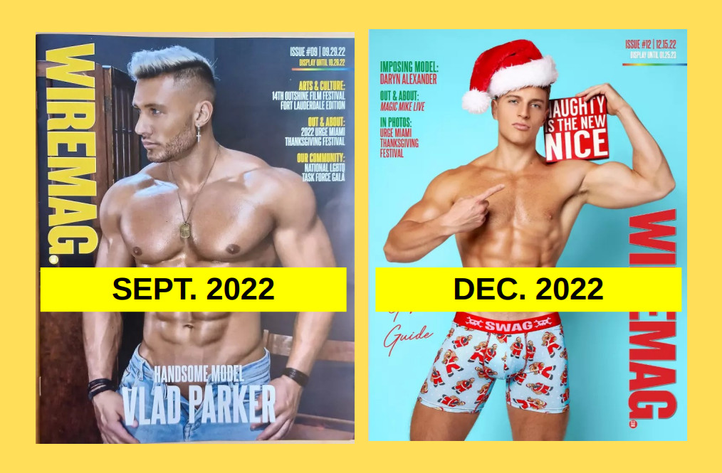 WIRE MAG – Miami Gay Lifestyle, Clubs, Male Cover Model