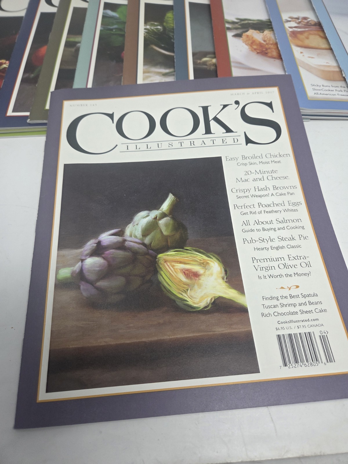 Cook’s Illustrated Magazine Lot of 20 Cooking Recipes -Lot G
