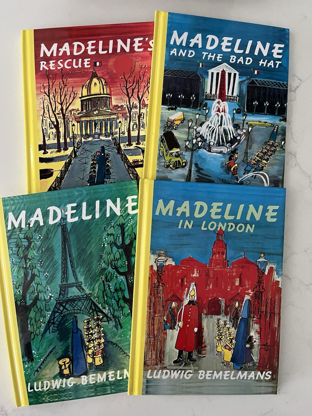 Madeline’s Book Collection Box Set 4 Hardcover Books by Ludwig Bemelmans