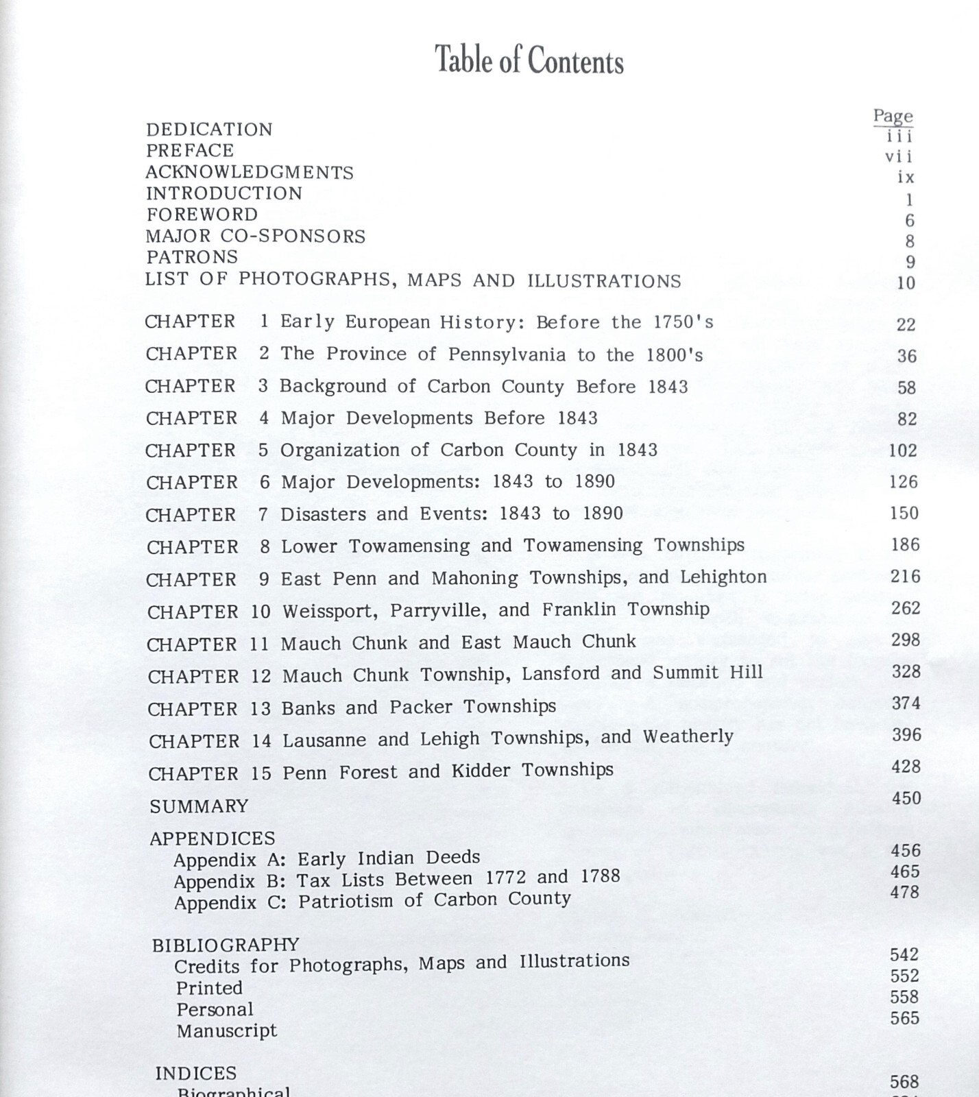 used HISTORY of CARBON COUNTY PENN. VOL. 1 ECKHART HC 1992 1ST. ED. 654 PAGES