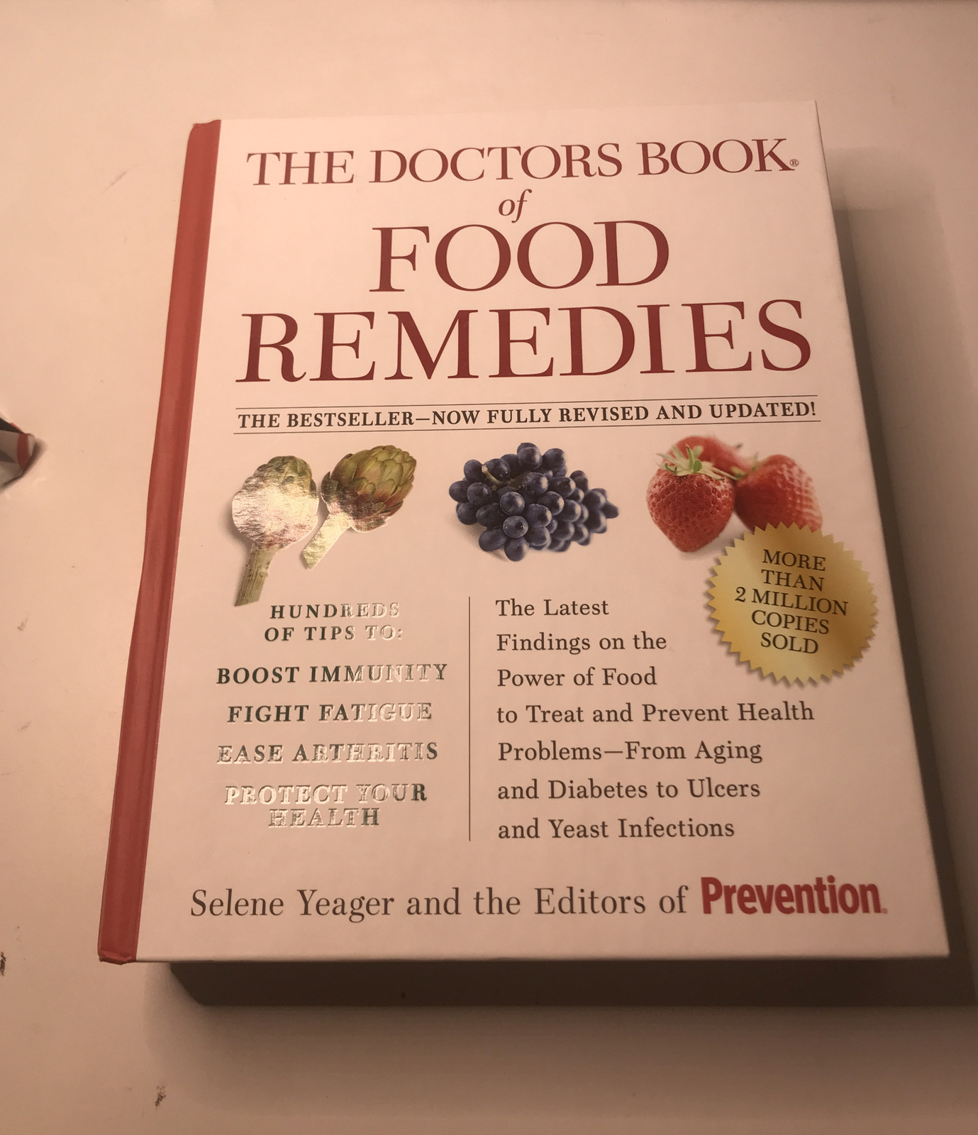 Food Remedies Book Hard Back Doctors Book By Selene Yeager 9.5 Inches