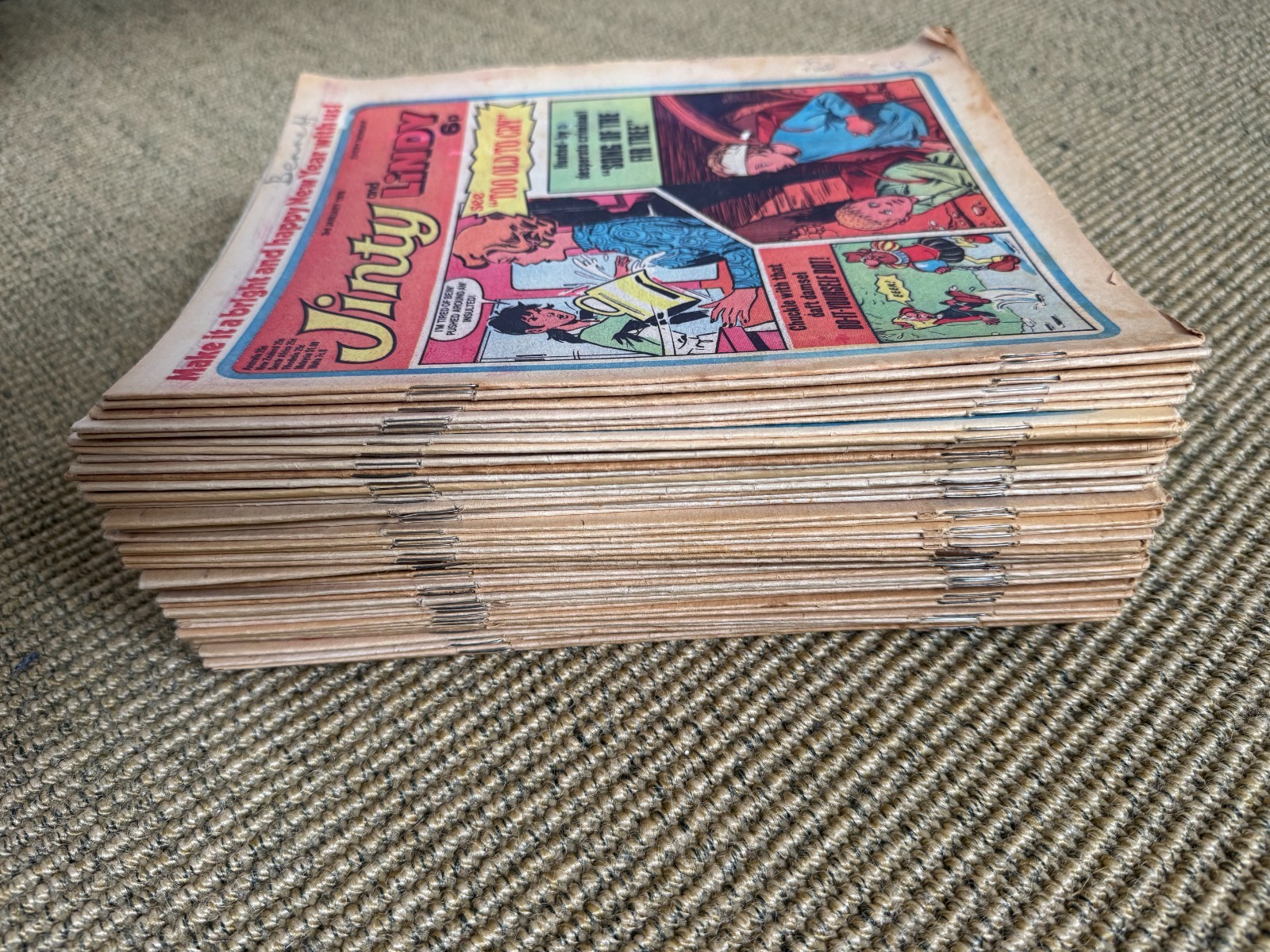 Jinty and Lindy comic, 1976 full year (52 issues), mainly FN to FN+