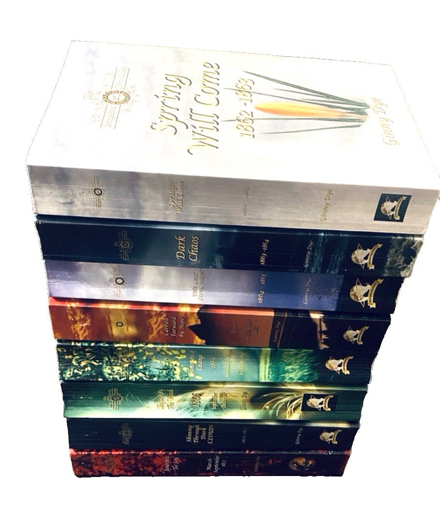 Lot of 8 BREGDAN CHRONICLES Ginny Dye Historical Fiction 3 4 5 6 7 8 15 18 VG