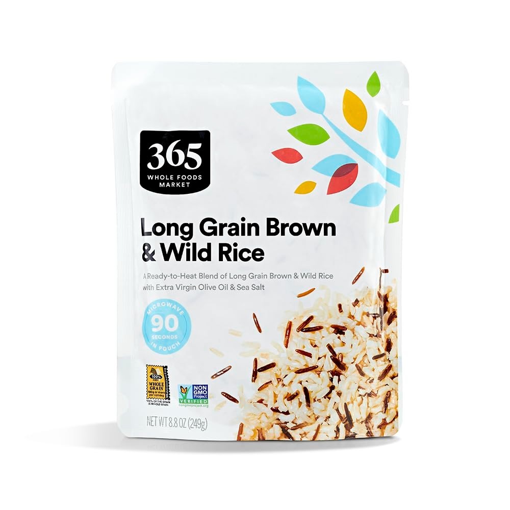 8.8 oz Microwavable Brown & Wild Rice – Healthy & Delicious Grain Base