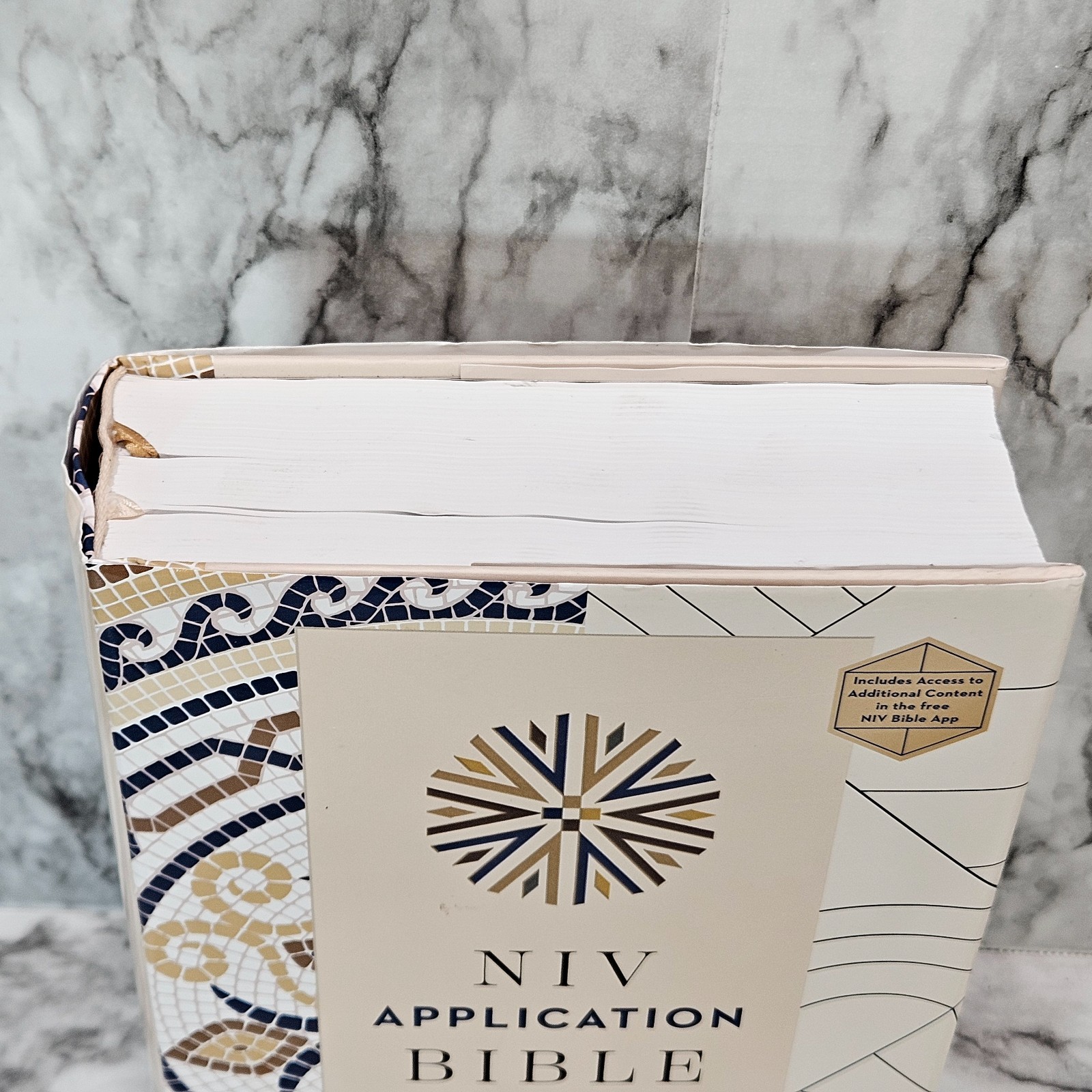 Zondervan NIV Application Bible, Hardcover, Multi-Cream Hardback New Internation