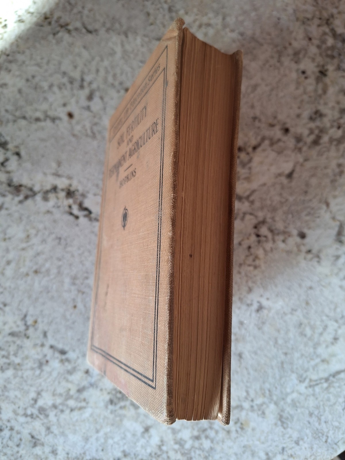VTG 1910 Soil Fertility & Permanent Agriculture Hard Cover Book, Cyril G Hopkins