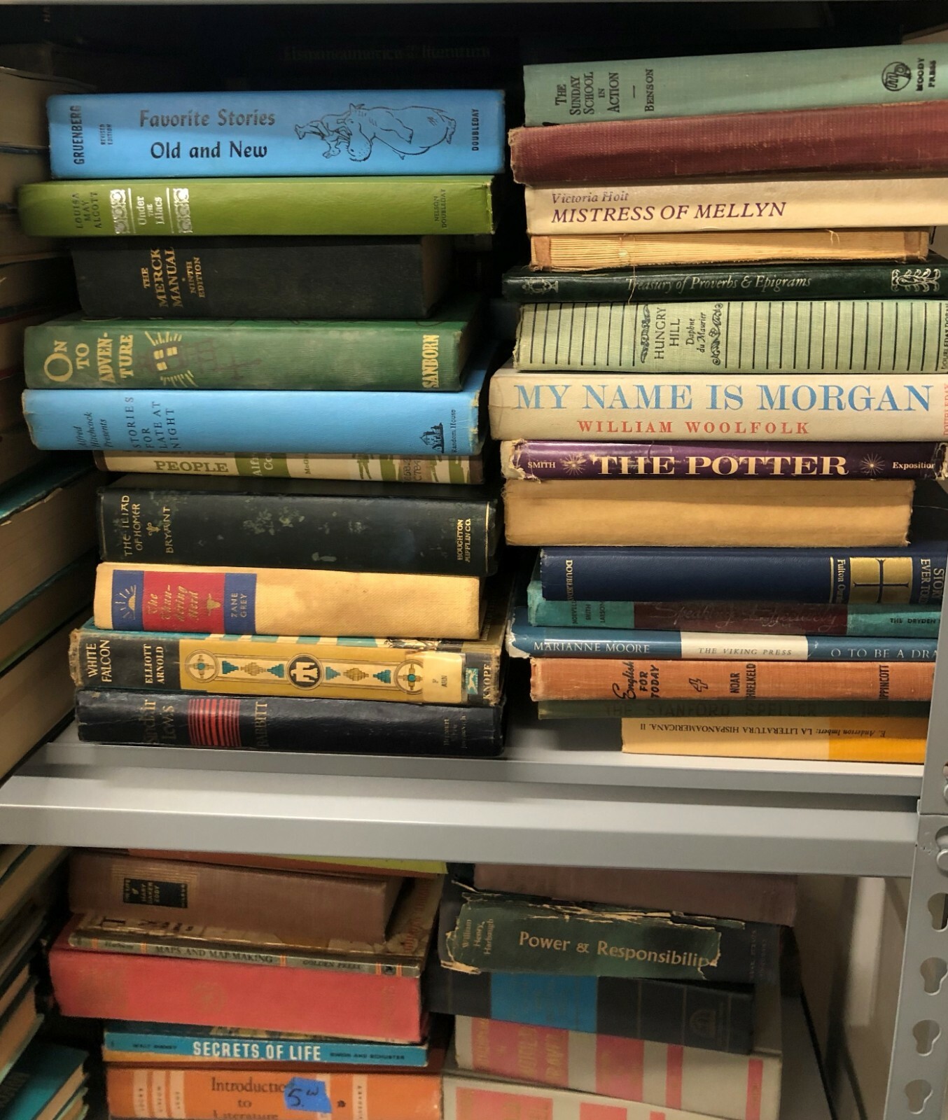 Lot of 10 Vintage Antique Rare Old Decor Hardcover Books – Mixed Color – Random