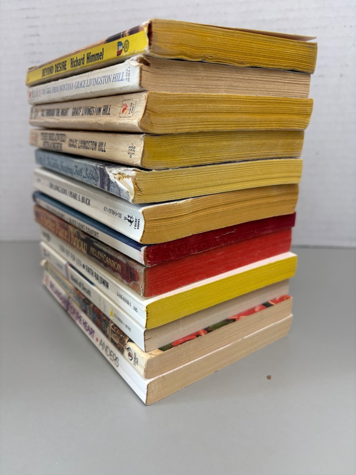 Vintage Romance Paperbacks Lot of 12 (See photos for titles)