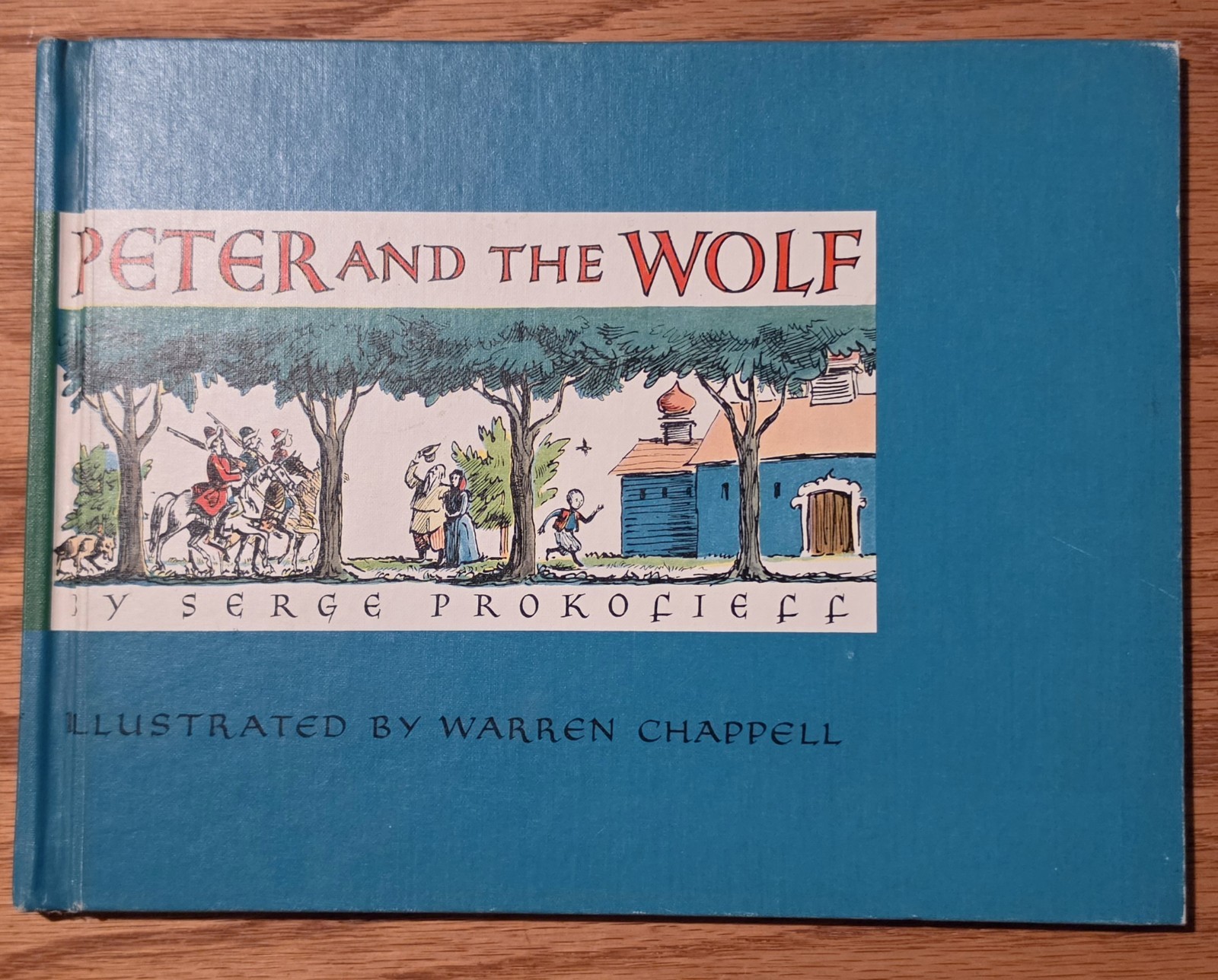 Peter And The Wolf by Serge Prokofieff (Hardcover 1940) Alfred Knop