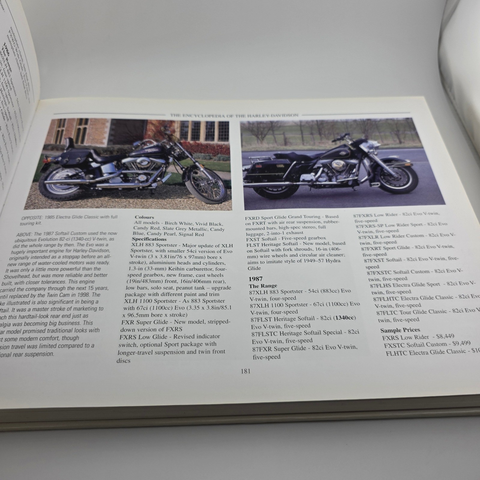 The Encyclopedia of the Harley-Davidson Hardcover Peter Henshaw Ian Kerr 2001